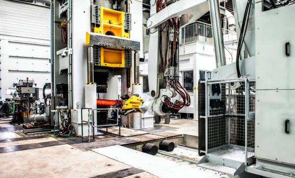 Internal view of AFRC machinery