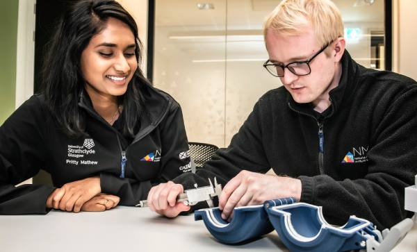 Engineer worker being trained Scotland